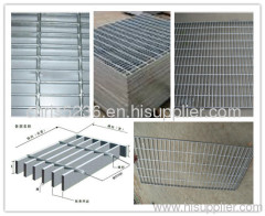 Steel grating fence ] Hot dip galvanized steel grating