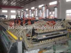 WPC hollow grid door board making machine