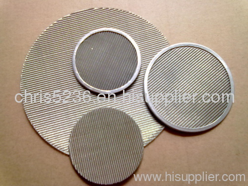 Multi-chip package edge filters disc mesh