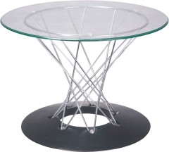unique glass round coffee table