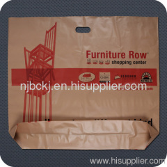 Plastic Bag with bottom gusset