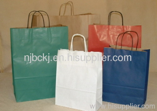 Paper shopping Bag with Twist handle