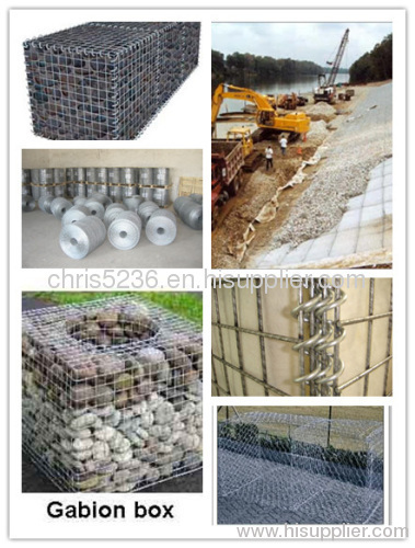 Rockfall netting ] Gabion cage ] Stone cage