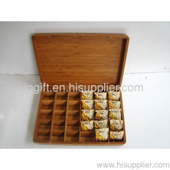 bamboo box tea box food container