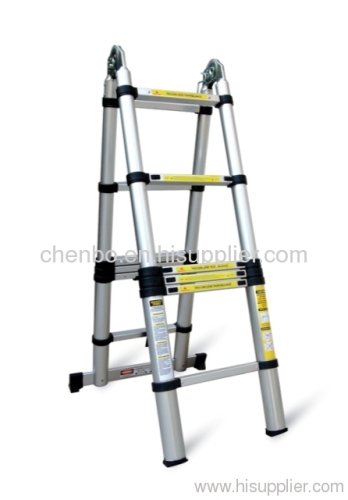 folding telescopic ladder