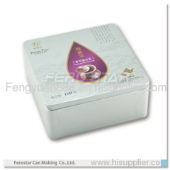 high quality Square tin box