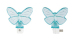 UL Listed Bule Butterfly type LED night light Made in China
