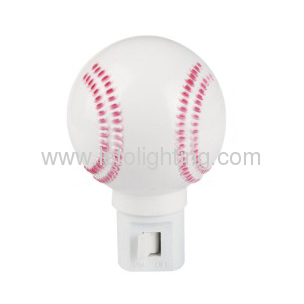 Baseball type LED night light