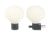 Shell type milk white LED night light