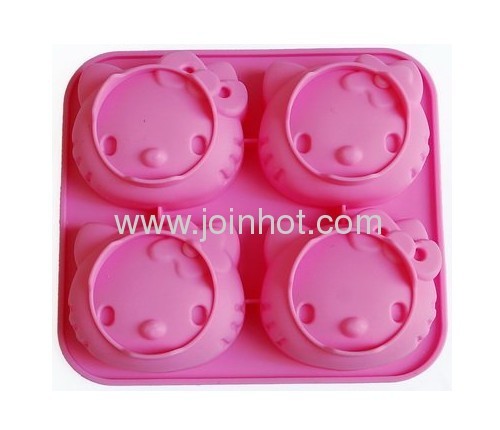 New Hello Kitty Shape Silicone Cupcake Mould