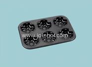 6cups heat resisting non stick bakeware