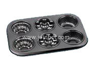 non stick mini 6cups multi designs cake mould