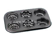 6cups multi designs cake moulds