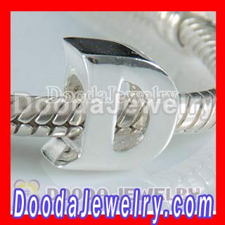 european Alphabet Letter Beads D Charms