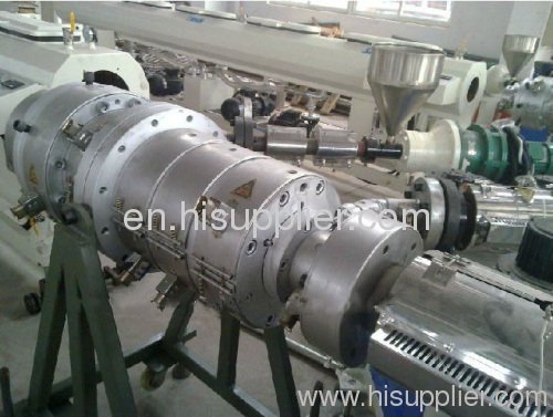 PE+glass fiber+PE pipe machine