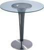 Gorgeous Glass Top Round Bar Table coffice table