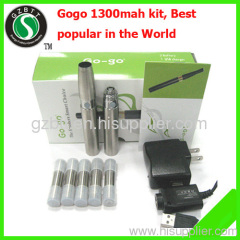 Go-go huge vapor electronic cigarette 1300mah battery popular in Germany