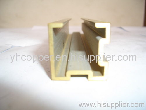 Hardware Copper Brass extrusion section