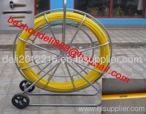 Fibreglass reel dispenser duct rodder