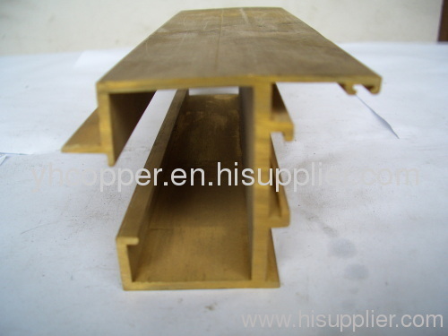 brass alloy brass extrusion profile