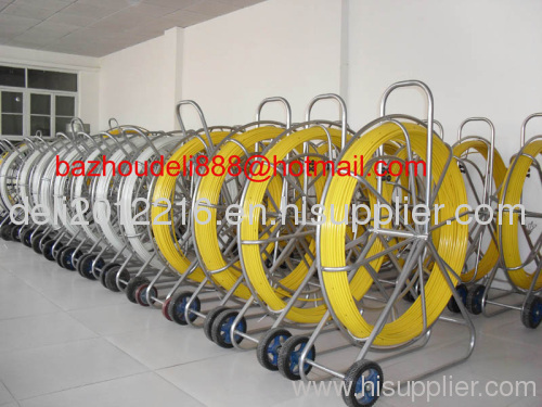 Reels for continuous duct rods