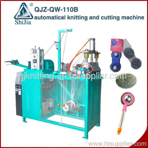 steel scourer knitting machine