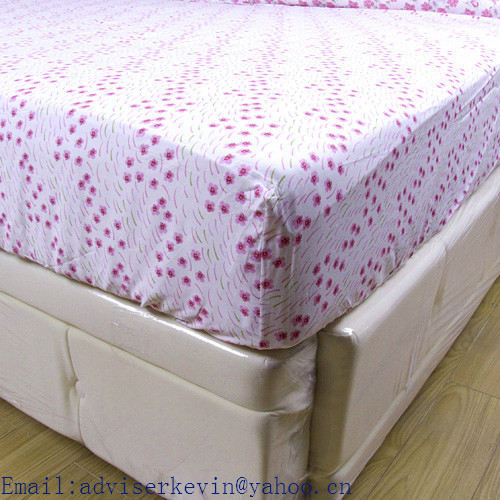 hot sale fitted sheet/fitted bedsheet/poly fitted bedsheet set/cotton fitted sheet