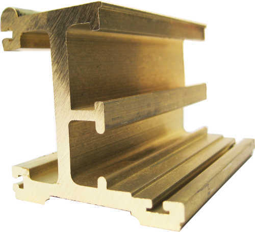 brass profiles for doors and windows