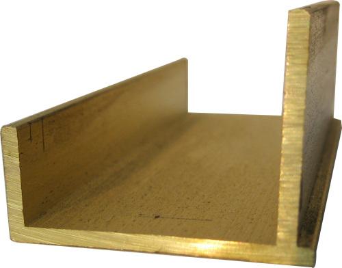 copper alloy brass material extrusion profiles section for window hardware