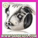 Dog Head 925 Sterling Silver Jewelry Beads