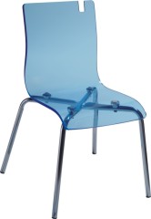 Transparent Plastic Side Chair