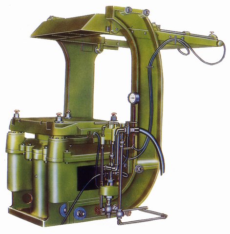 Blow moulding machine