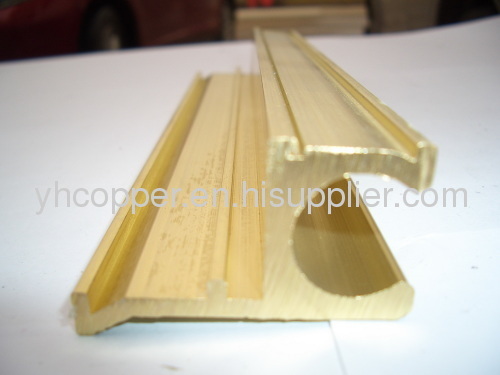 Brass Profiles extruded into different shapes and lengths
