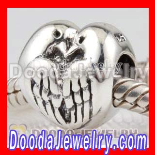 european Dove Charm Bead