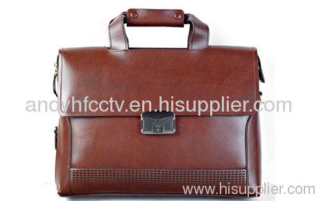 Fashion Leather Fingerprint Briefcase