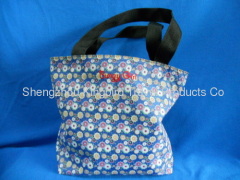 Fashion beautiful with flower printing lunch bags