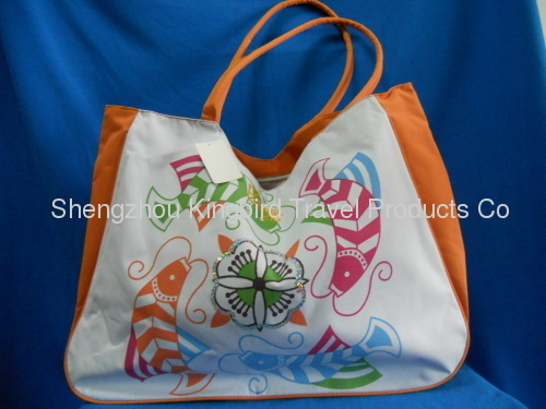 polyester printed fabric tote bags