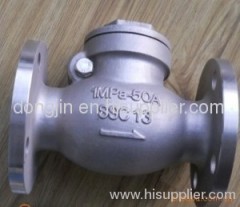 ANSI/JIS flanged check valve