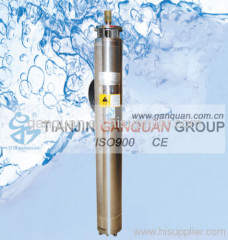 Geothermal submersible borehole pump