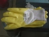 Yellow Cotton Nitrile Coated Work Gloves (BGNC101)