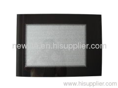 Microwave and oven tempered glass panel