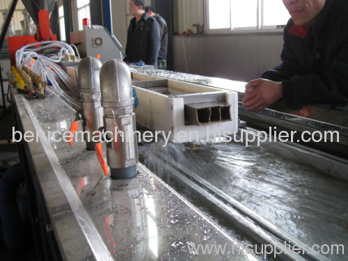 PE+wood plastic profile machine