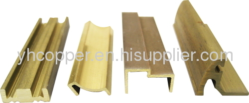 brass material section profiles