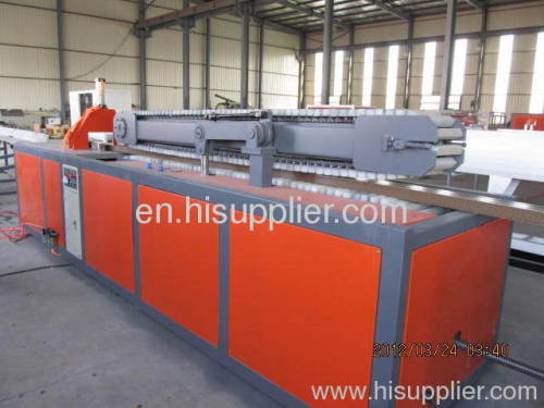 Wood plastic extrusion line