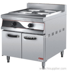 Gas Bain Marie With Cabinet