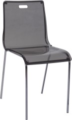 Wholesale transparent plastic side dining chair