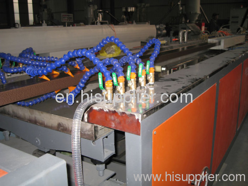 PE+wood profile extrusion machine