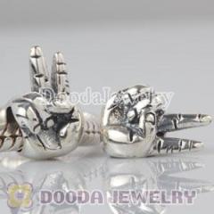 Wholesale european Peace Sign Charm Beads