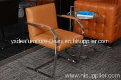 leather brno flat chair or leather dining chair