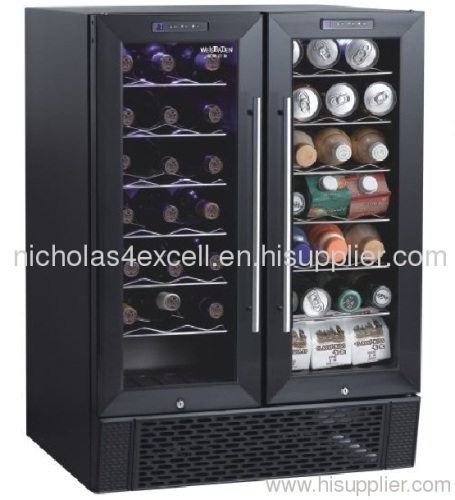 86L Double Side by Side Opening Door Wine Cooler